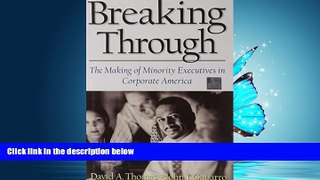 READ THE NEW BOOK Breaking Through: The Making of Minority Executives in Corporate America BOOK