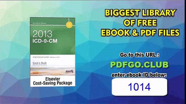 2013 ICD-9-CM for Physicians, Volumes 1 2 Standard Edition with CPT 2013 Standard Edition Package, 1e 1