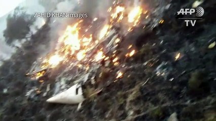 Pakistan plane carrying 48 crashes in north of country