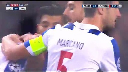 Andre Silva Goal HD - FC Porto 1-0 Leicester City - 07.12.2016 (1)