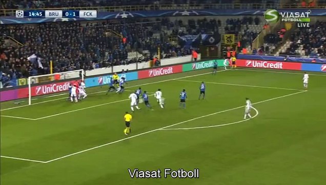 Mathias Jorgensen GOAL - Club Brugge KV	0-2	FC Copenhagen 07.12.2016