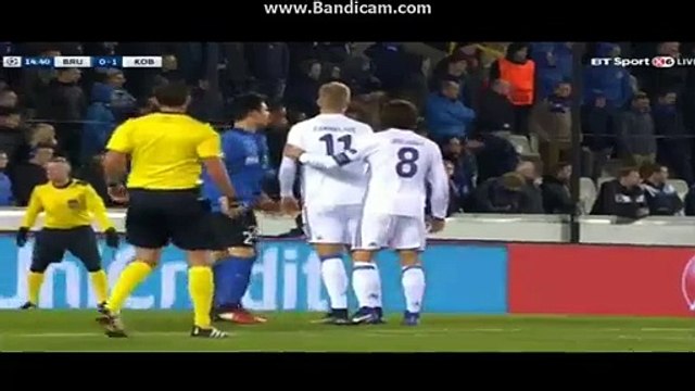 MATHIAS JØRGENSEN Goal HD - Club Brugge 0-2 FC Kobenhavn 07.12.2016