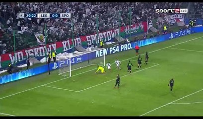 Guilherme  Goal HD - Legia Warszawa 1-0 Sporting - 07.12.2016