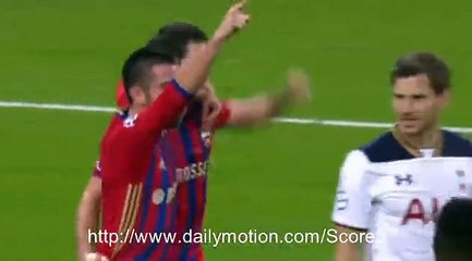 Tottenham 2 - 1 CSKA Moscow HALF Time All Goals and Highlights CL 7-12-2016
