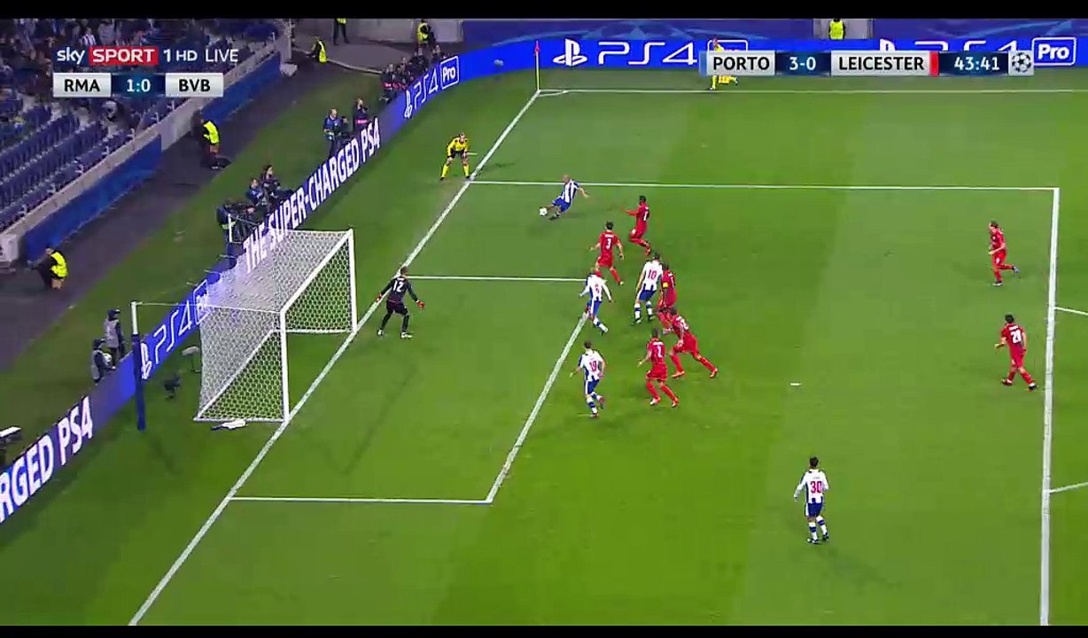 Yacine Brahimi Goal HD - FC Porto 3-0 Leicester City - 07.12.2016