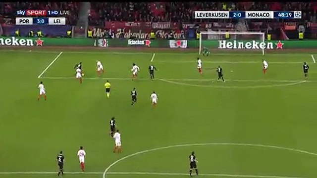 Julian Brandt Goal - Bayer Leverkusen 2-0 Monaco - 07.12.2016