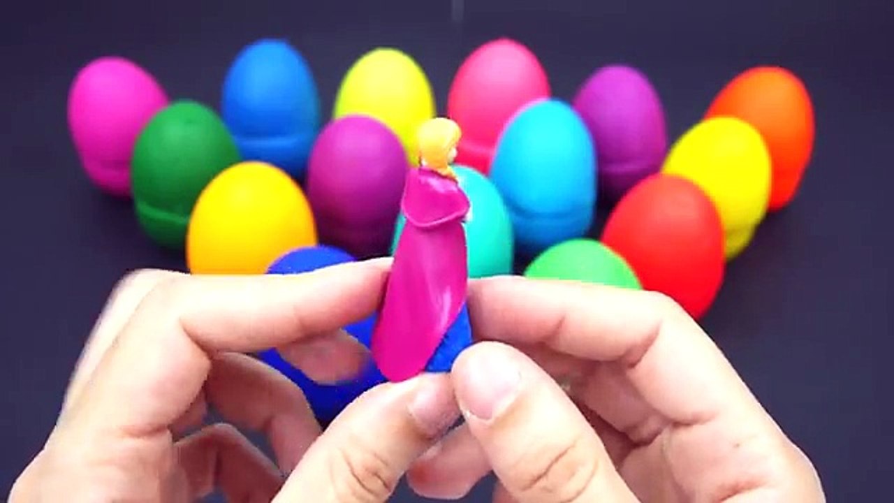 NUEVOS huevos sorpresa de Rayo McQueen Cars Peppa Pig Juguetes Playdough Videos para Niños