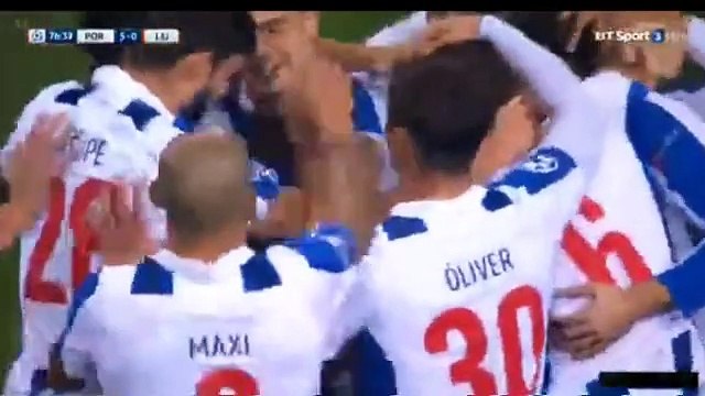 Diogo Jota Goal HD - FC Porto 5-0 Leicester City 07.12.2016 HD