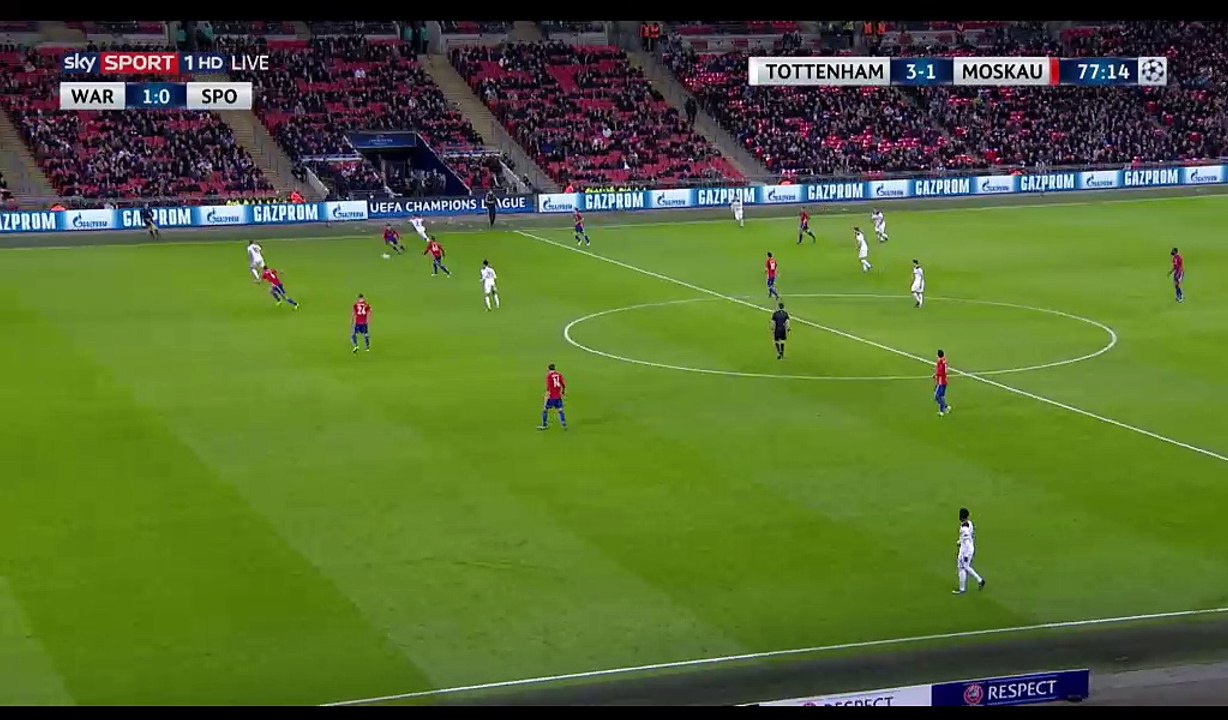 Akinfeev I. (Own goal) HD - Tottenham 3-1 CSKA Moscow - 07.12.2016