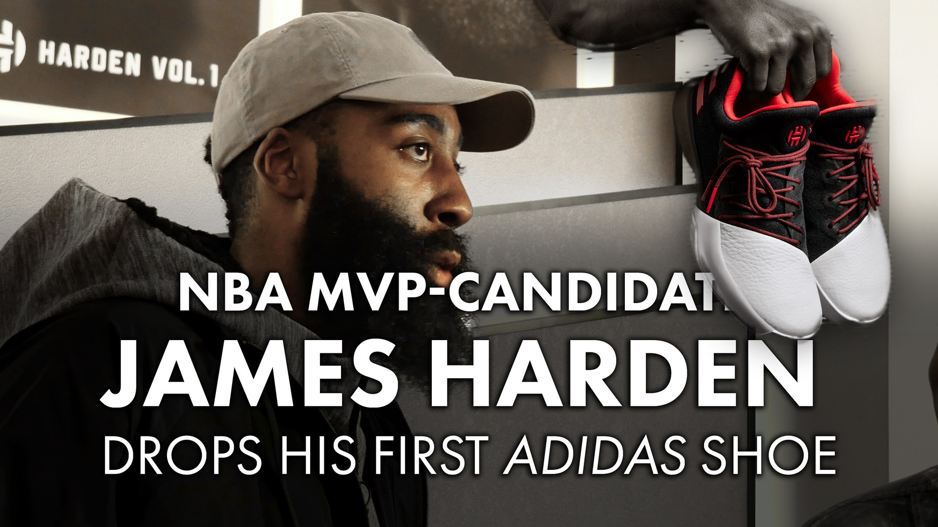 NBA MVP-Candidate James Harden drops his first Adidas shoe - video  Dailymotion