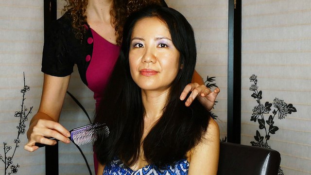 ASMR Hair Brushing, Hair Play and Hair Styling w/ Ear to Ear Whispering For Relaxation & Sleep