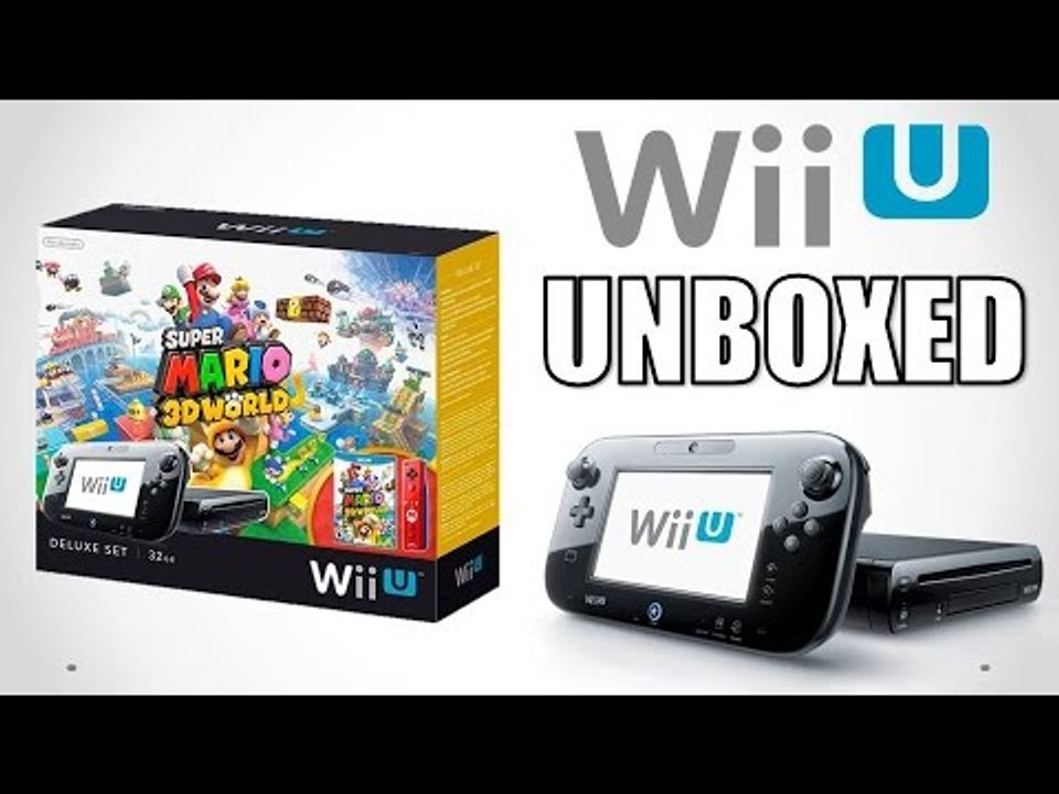 Wii U Unboxing! (Super Mario 3D World Bundle)