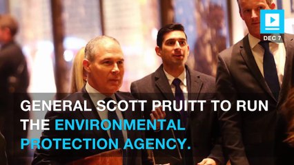 Trump taps anti-climate change advocate Scott Pruitt to run EPA