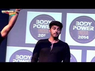 Arjun Kapoor & Pinky Roshan at UK's Biggest Fitness Expo 2014