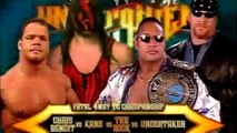 WWE Unforgiven 2000: The Undertaker vs Kane vs The Rock vs Chris Benoit - Lucha Fatal De 4 Esquinas Por El Campeonato De WWE
