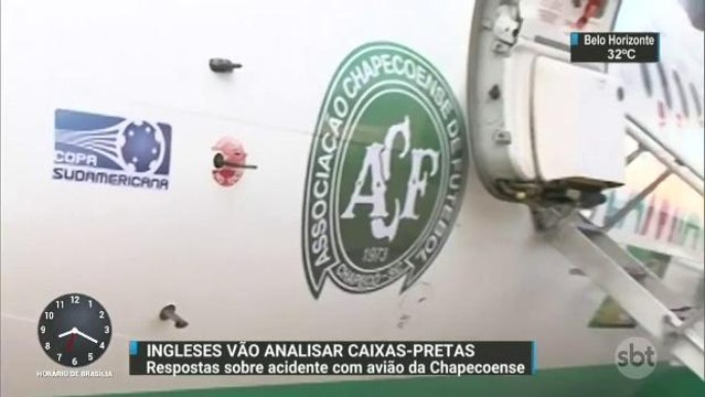 Ingleses vão analisar caixas-pretas de avião da Chapecoense