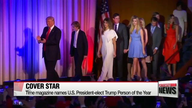 Time magazine names U.S. President-elect Trump Person of the Year