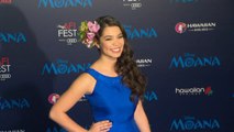 Dwayne Johnson, Lin-Manuel Miranda, Auli'i Cravalho At 'Moana' World Premiere