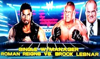WWE 2k14 -Roman Reigns vs Brock Lesnar - Bikini Bottom Death Match