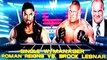 WWE 2k14 -Roman Reigns vs Brock Lesnar - Bikini Bottom Death Match
