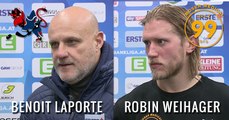 EBEL: Graz99ers​ gegen Fehérvár AV19​ - Die Stimmen zum Spiel (Robin Weihager/Benoit Laporte)