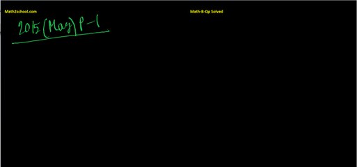 MathsB-QP-2015(May)-12