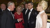 Prince Charles and Camilla meet Lady Gaga at Royal Variety Performance