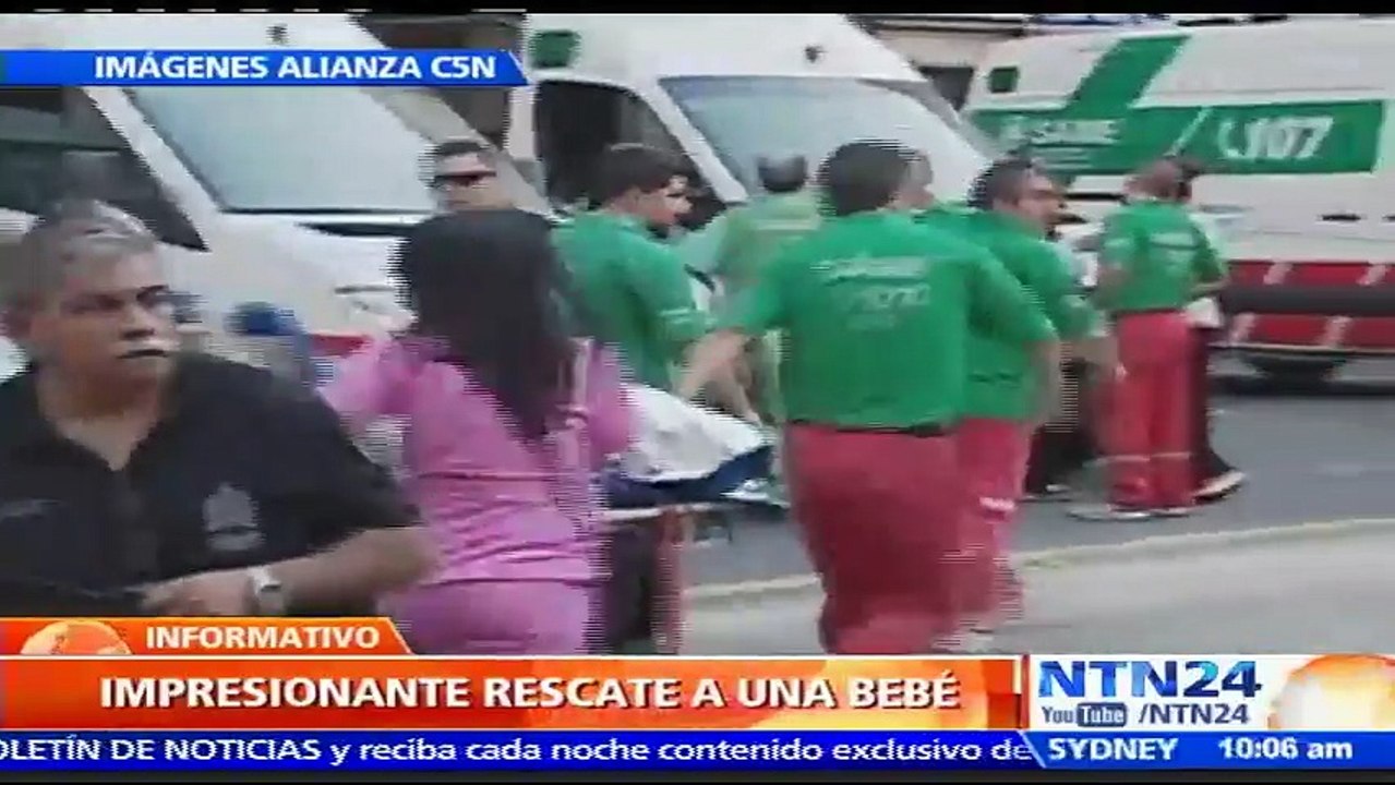 Heroico rescate: bombero trepa un edificio en medio de incendio para salvar la vida de un bebé