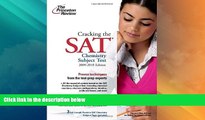 Best Price Cracking the SAT chemistry  Subject Test, 2009-2010 Edition Princeton Review For Kindle