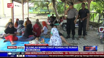 Download Video: Warga Panteraja Bertahan di Masjid, Takut Gempa Susulan