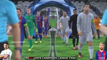 FIFA 17 vs PES 2017 UEFA CHAMPIONS LEAGUE FINAL Comparison