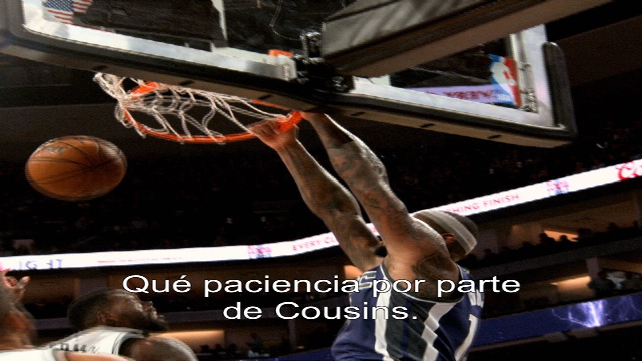 Talking NBA: DeMarcus Cousins  Pivot - ESP Subtitle- NBA World -  NTSC