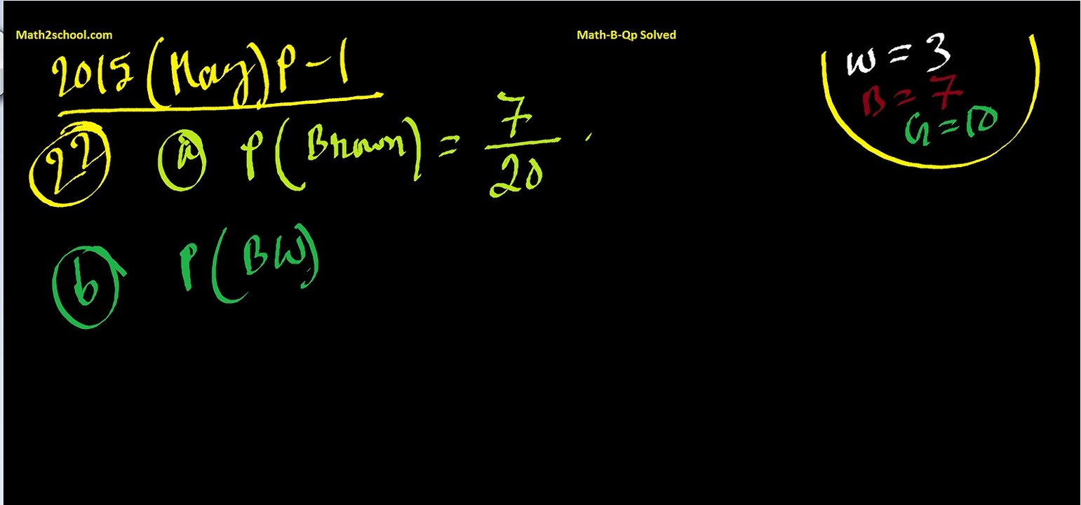 MathsB-QP-2015(May)-22
