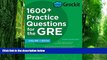 Pre Order Grockit 1600+ Practice Questions for the GRE: Book + Online (Grockit Test Prep) Grockit