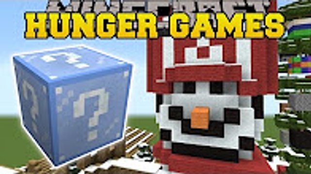 PopularMMOs Minecraft - CHRISTMAS VILLAGE HUNGER GAMES - Lucky Block Mod - Modded Mini-Game