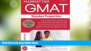Best Price Number Properties GMAT Strategy Guide (Manhattan GMAT Instructional Guide 5) Manhattan