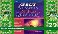 Best Price GRE CAT Answers to Real Essay Questions (Peterson s GRE Answers to the Real Essay