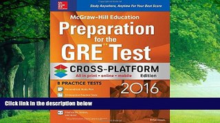 Best Price McGraw-Hill Education Preparation for the GRE Test 2016, Cross-Platform Edition Erfun