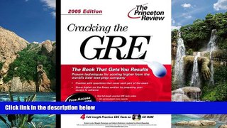 Best Price Cracking the GRE with Sample Tests on CD-ROM, 2005 Edition (Graduate Test Prep)