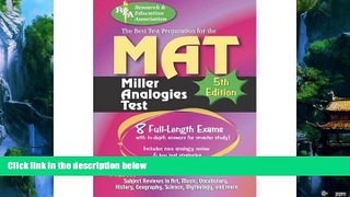 Price MAT -- The Best Test Preparation for the Miller Analogies Test: 5th Edition (Miller