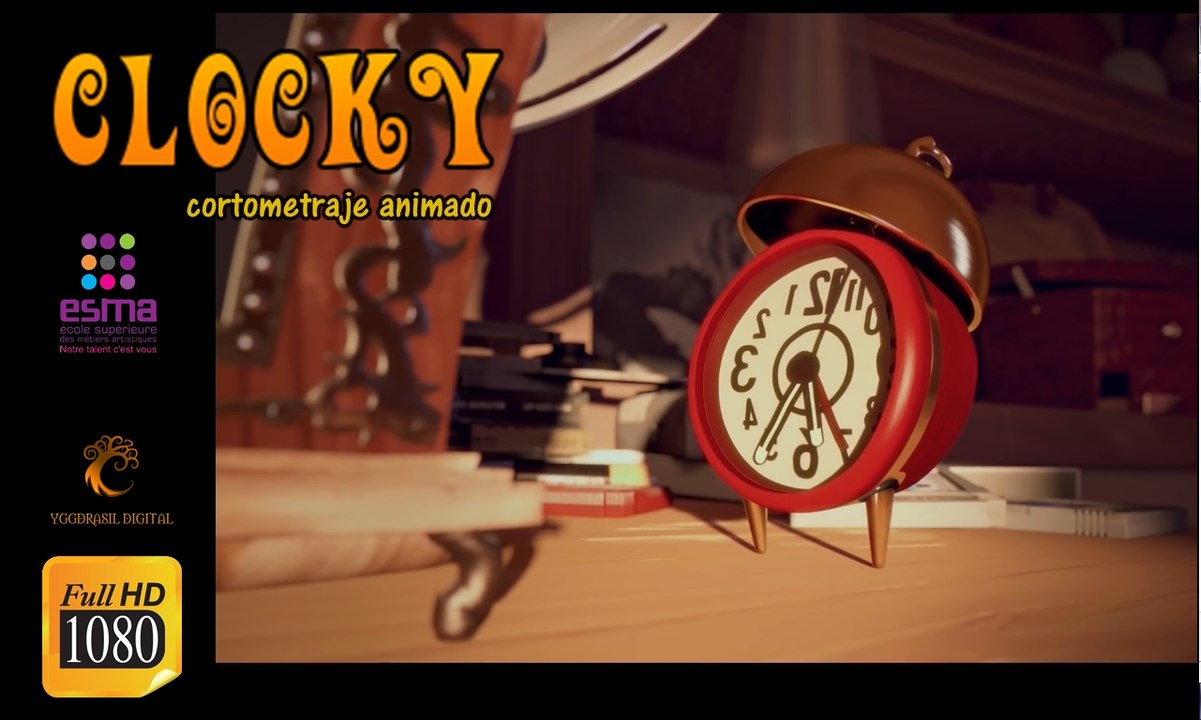Clocky : Cortometraje animado producido por ESMA