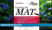 Price Cracking the MAT, 2nd Edition (Princeton Review: Cracking the MAT) Princeton Review On Audio