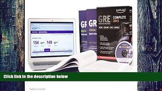 Pre Order GREÂ® Complete 2015: A Self-Study System with 6 Full-Length Practice Tests (Kaplan Test