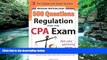 Best Price McGraw-Hill Education 500 Regulation Questions for the CPA Exam (McGraw-Hill s 500