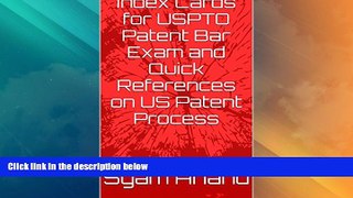 Best Price Index Cards for USPTO Patent Bar Exam and Quick References on US Patent Process Syam