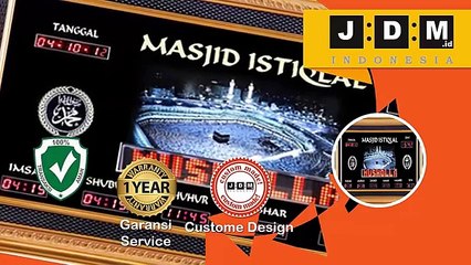 Jam Digital Masjid - Jual Jadwal Sholat Digital Murah