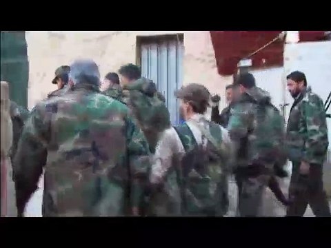 Сирия, кадры из освобожденных кварталов Алеппо. Цитадель Алеппо