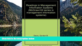 Read Online Gordon B. Davis Readings in Management Information Systems (McGraw-Hill series in