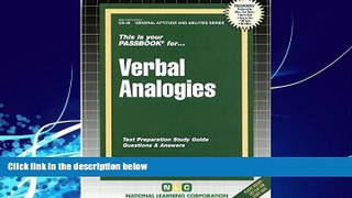 Best Price VERBAL ANALOGIES (General Aptitude and Abilities Series) (Passbooks) (Passbooks for