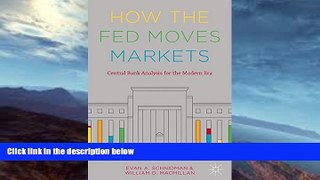 Buy NOW  How the Fed Moves Markets: Central Bank Analysis for the Modern Era Evan A. Schnidman  PDF